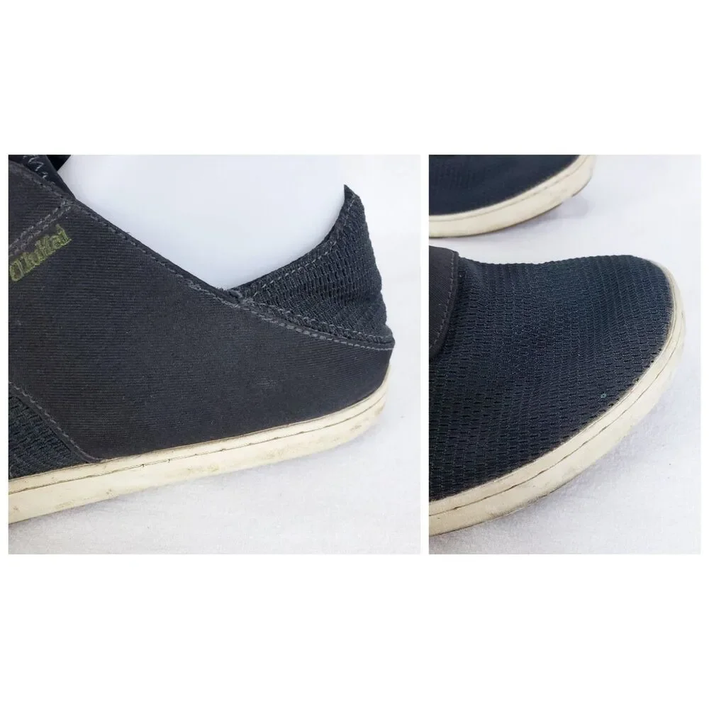 Olukai Nohea Moku No Tie Sneakers Mens 11 Gray Boating Beach Travel